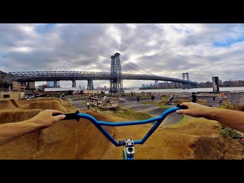Amazing Dirt Jumps in NYC! (BMX)