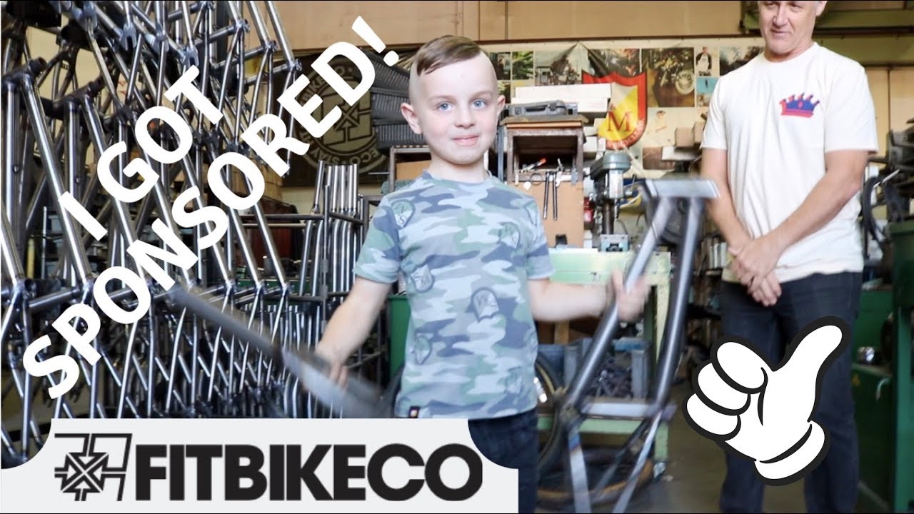 I got sponsored by Fit Bike! – Custom 14″ Bike Build at the S&M Factory!