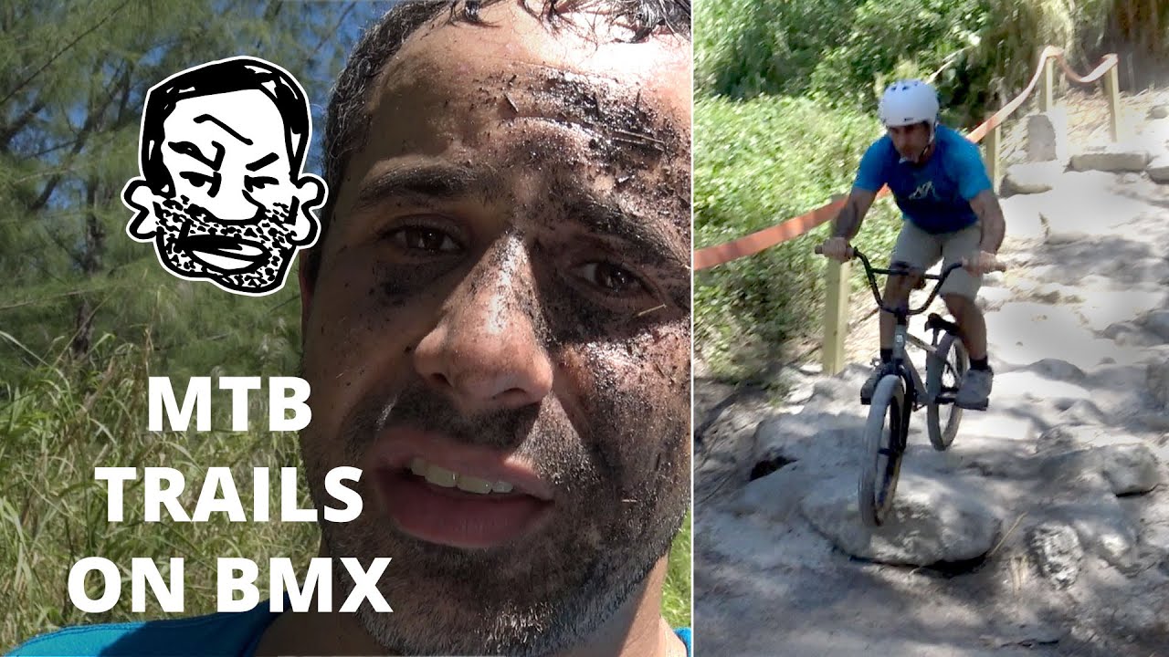 Will a BMX work on mountain bike trails? Sorta.