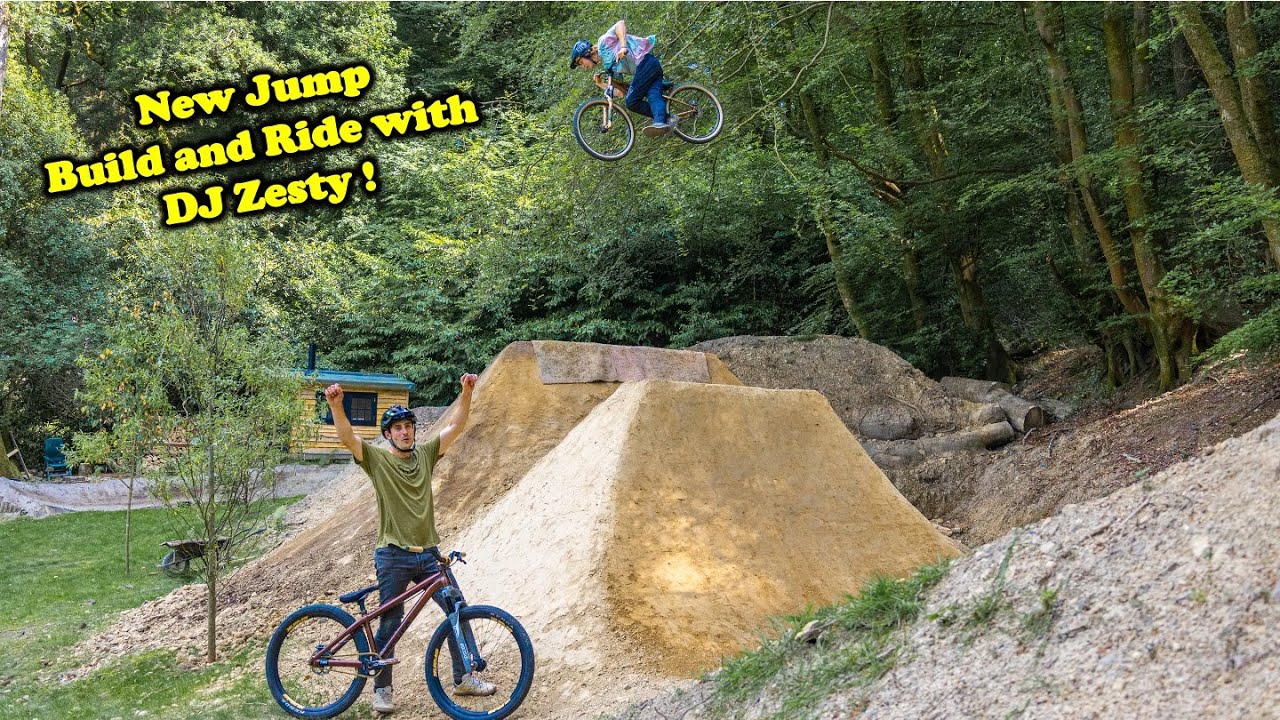 Backyard Dirt Jump Line Build and Ride with Special Guest DJ Zesty!