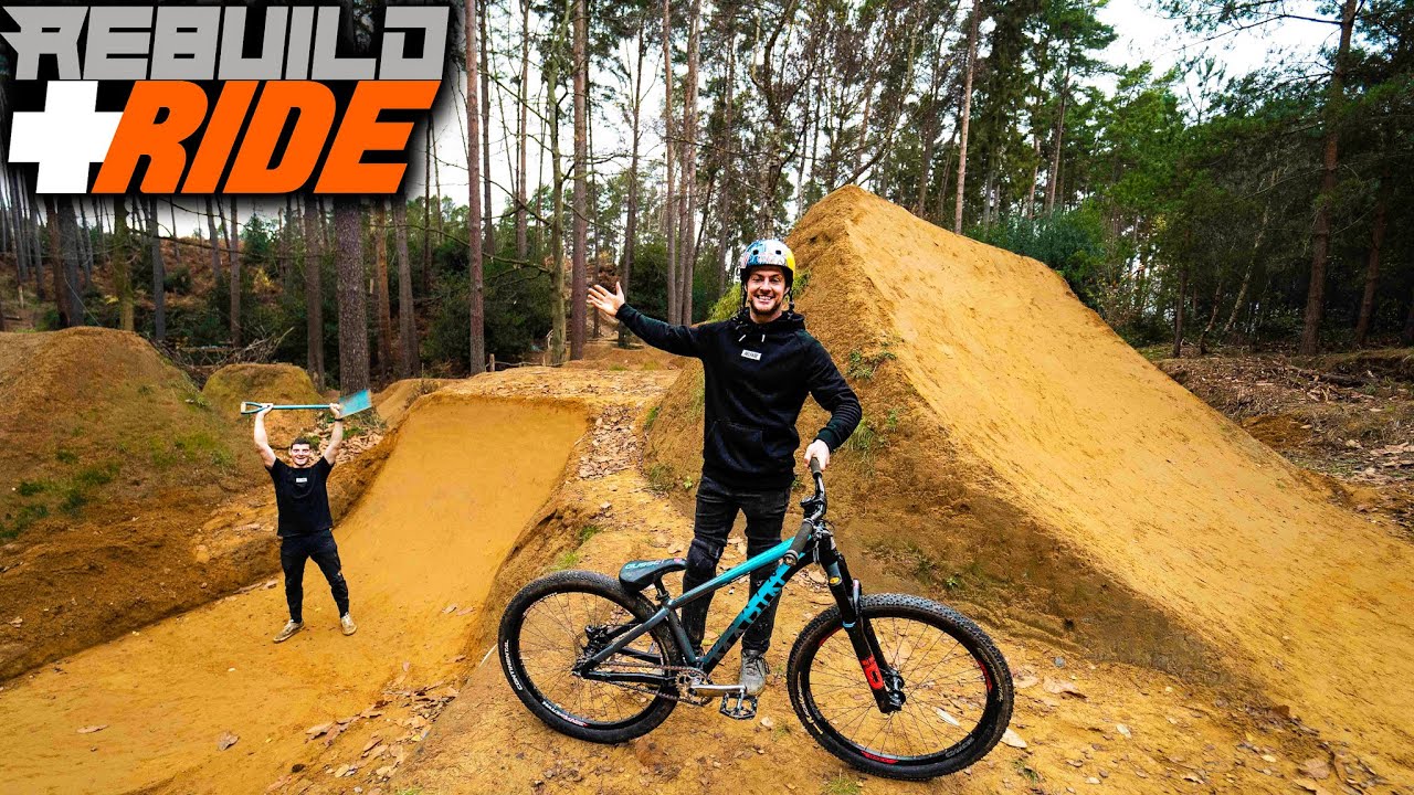 RESTORING THE DIRT JUMPS TO THEIR FORMER GLORY!! BUILD AND RIDE