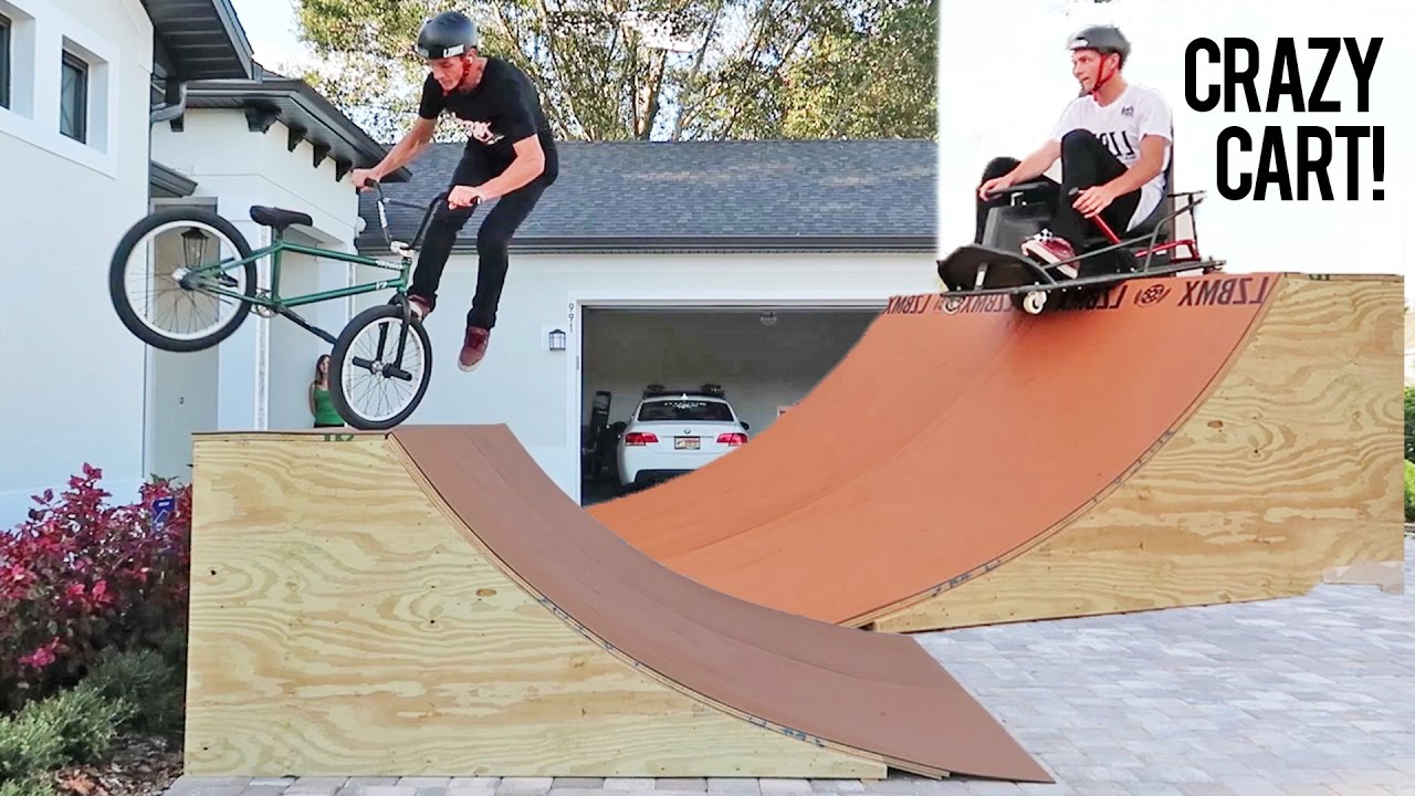EVERY BMX TRICK ON MY NEW QUARTER PIPE!