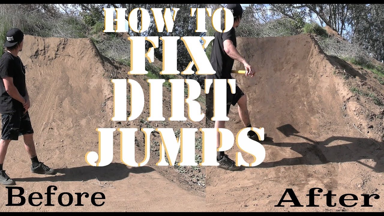 How To Fix A Dirt Jump With Little Water
