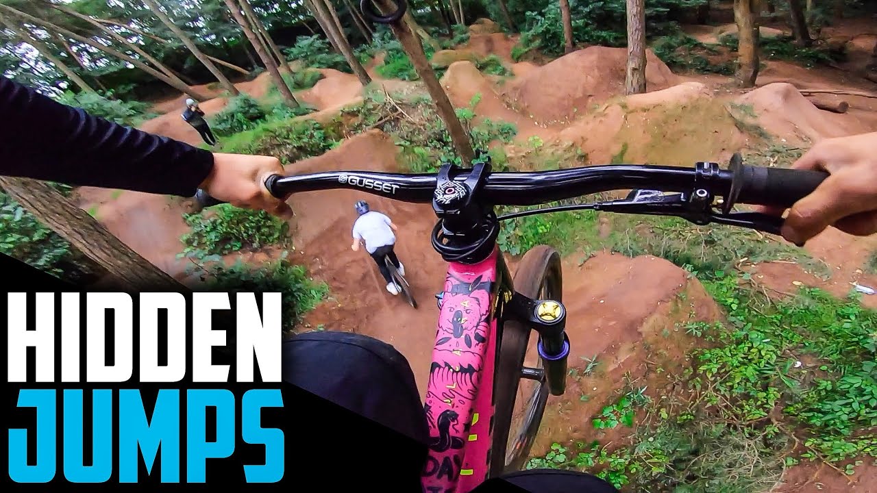 RIDING MTB TRAILS WITH SICK DIRT JUMPS EVERYWHERE!!