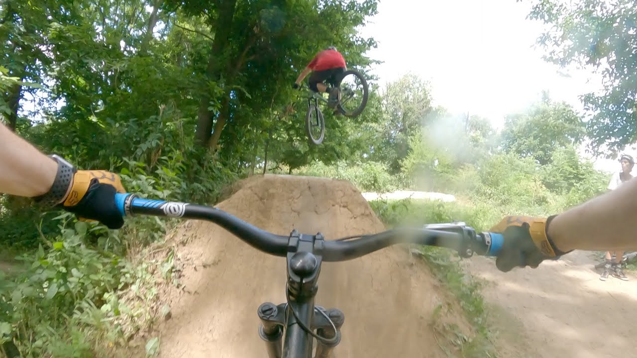 Dirt Jump Follow Cam of Overlook BMX Trails – Dayton Ohio