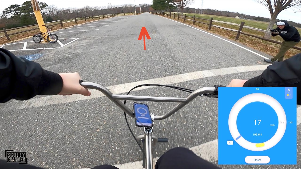 Testing The Top Speed On A BMX Bike!