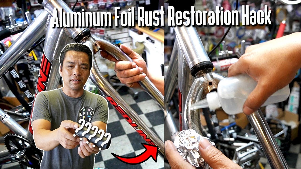 Redline BMX Restoration Hack Using Aluminum Foil!