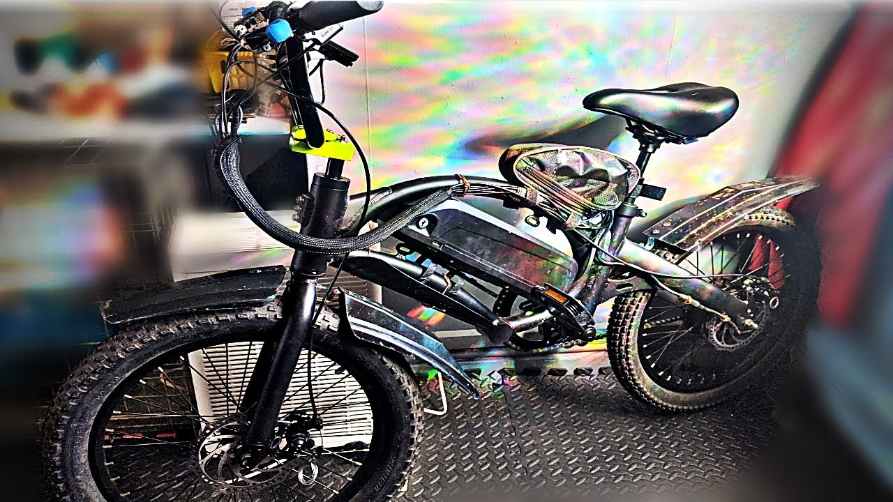 A Look At My Modded KuKirin V1 PRO Ebike & Test Rides / Electric BMX / eBMX