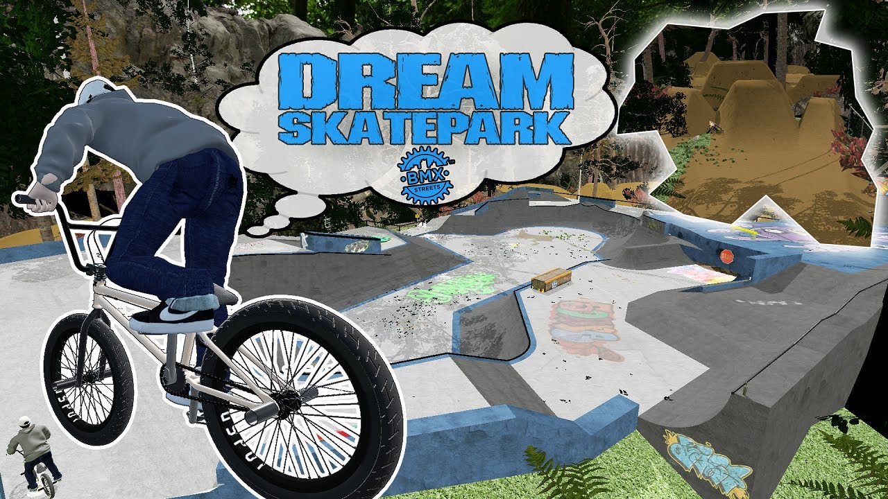 Dream Forest Skatepark & Dirt Jumps! | BMX Streets PIPE