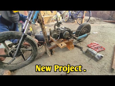 Hand Made BMX CUB ! New Project. ! Bmx Cub New Model 2024 ! How Tow Make Bmx motorcycle