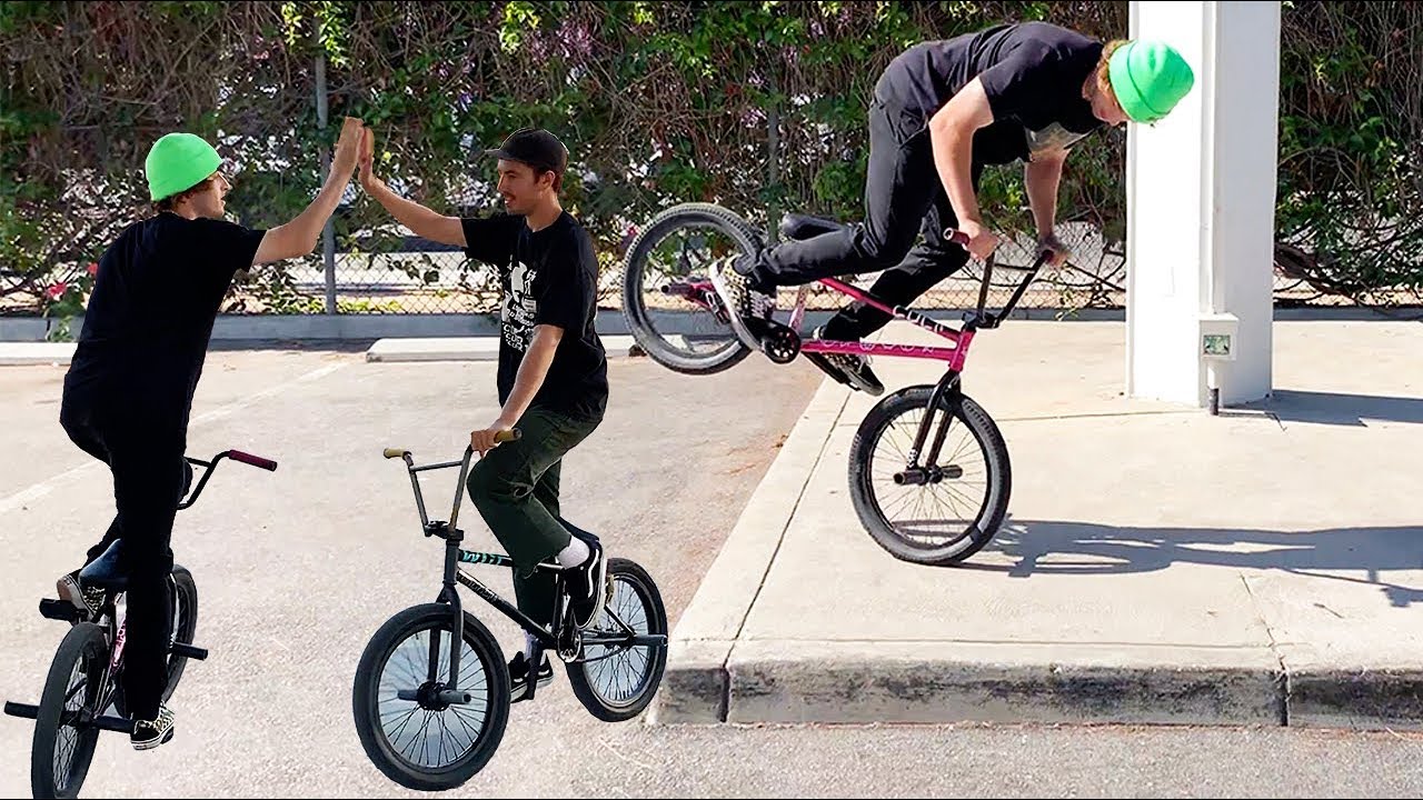 JAW DROPPING BMX TRICKS WITH BEGIN AND TYRA!