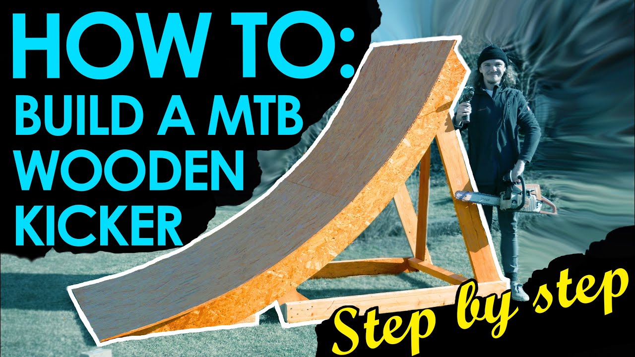 HOW TO BUILD A KICKER RAMP / Wooden MTB / BMX Dirtjump Takeoff DIY #diy #ramp #kicker #dirtjump