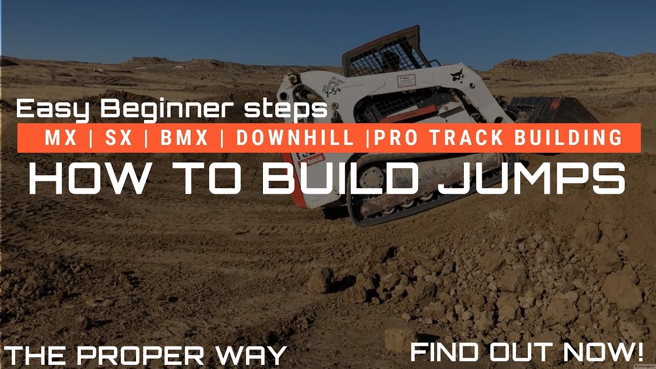 How to Build Jumps for Beginners | MX | SX | BMX | AX | Downhill | Pro Track Builder