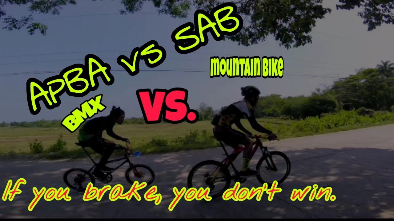 MTB VS BMX  RACE